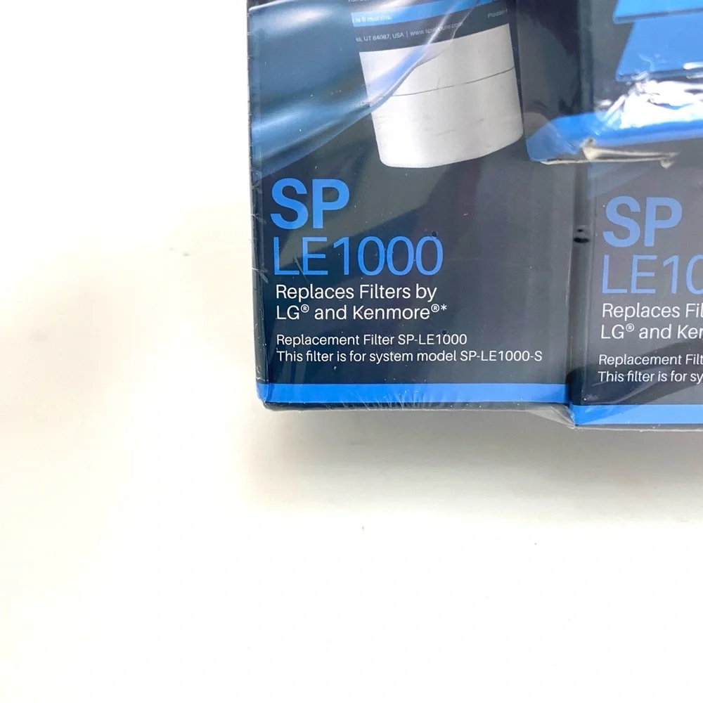 SpiroPure Refrigerator Water Filter 3-Pak & Air Filter 3-Pak Replacement Bundle